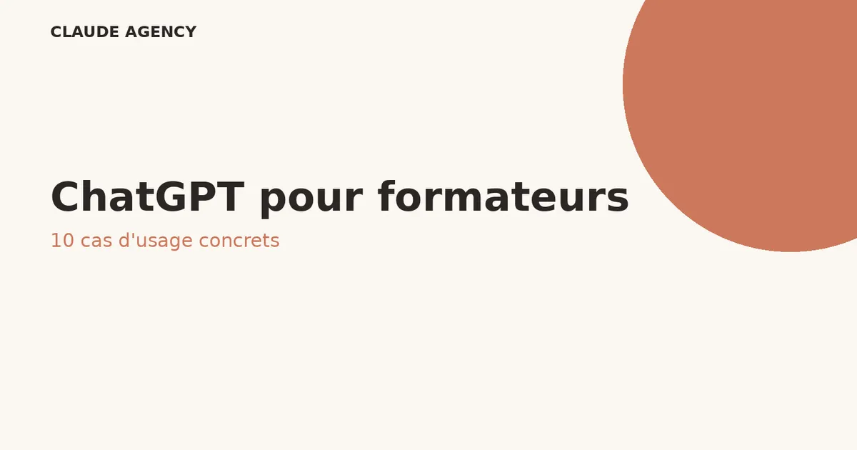 Un formateur utilise ChatGPT sur son ordinateur portable pour préparer un cours