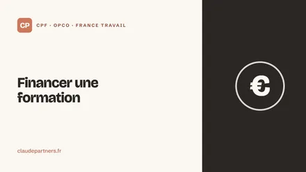 Un conseiller explique à un demandeur d'emploi les règles d'une formation autofinancée