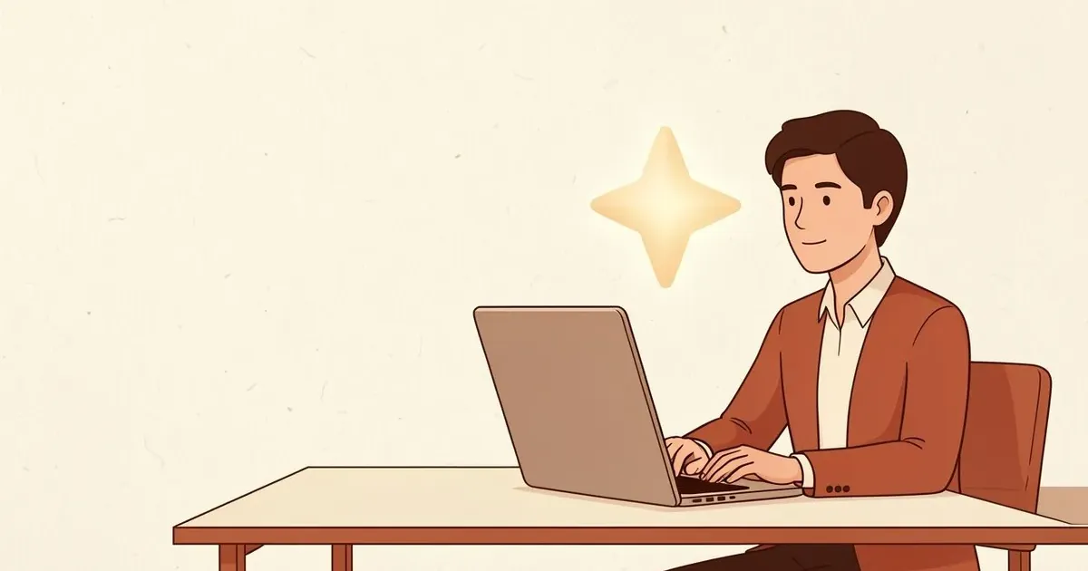Un professionnel suit une formation à Claude, l'assistant IA d'Anthropic, sur son ordinateur